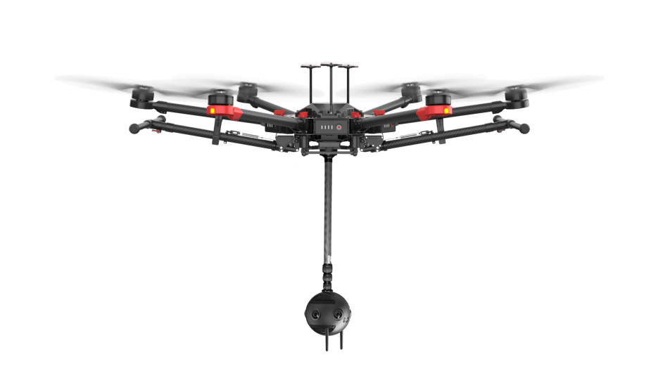 drone para grabacion 360 de monumentos vocces lab